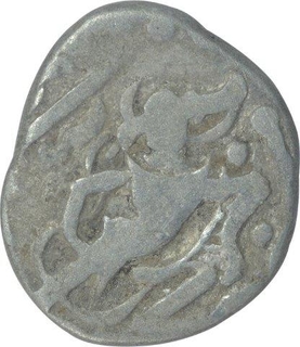 Billon Dramma Coin of Bhoja I of Gurjara Pratiharas. 