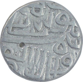 Silver One Tanka Coin of Shams ud din Muzaffar Shah II of Gujarat Sultanate. 