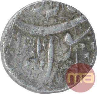 Silver One Rupee Coin of Jahangir of Ahmadabad Mint.