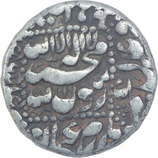 Silver One Rupee Coin of Shahjahan of Akbarabad Mint.