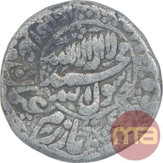 Silver One Rupee Coin of Shah Jahan of Delhi Mint.