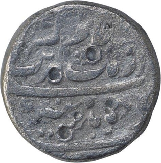 Silver One Rupee Coin of Aurangzeb Alamgir of Islamabad Mint. 