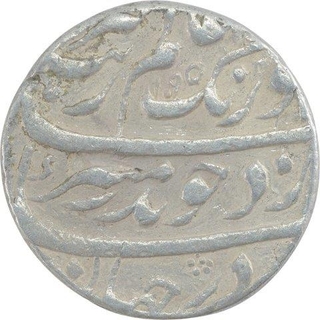 Silver One Rupee Coin of Aurangzeb Alamgir of Patna Mint.