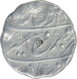 Silver One Rupee Coin of Farrukhsiyar of Murshidabad Mint.