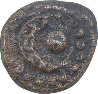 Copper Kasu Coin of Nawab of Arcot State.