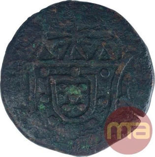 Copper Atia Coin of Joseph I of Diu of Indo Portuguese.