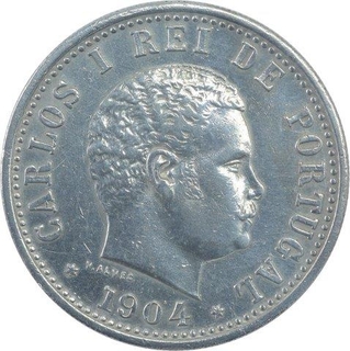 Silver One Rupia Coin of Indo Portuguese.