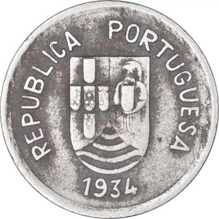 Cupro Nickel Four Tanga Coin of Portuguese Administration of Indo Portuguese.