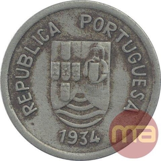 Cupro Nickel Four Tanga Coin of Indo Portuguese.