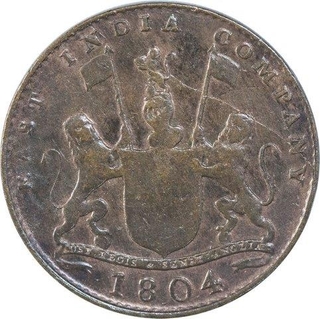 Copper Quarter Anna Coin of East India Company of Bombay Presidency