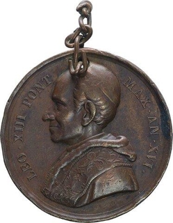 Bronze Medal of Leo XIII Pont Max An XVI.