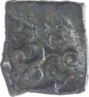 Potin Coin of Satkarni I of Paunar Region of Satavahana Dynasty.