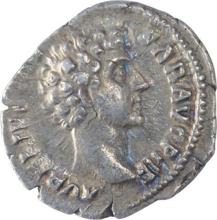 Silver Denarius Coin of Marcus Aurelius of Indo Roman.