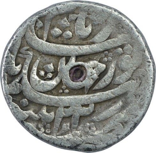 Silver One Rupee Coin of Nurjahan of Patna Mint.