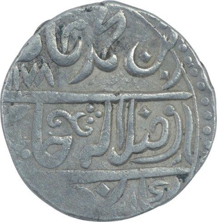 Silver One Rupee Coin of Mahadji Rao of Balwantnagar Jhansi Mint of Gwalior State. 