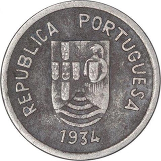 Cupro Nickel Two Tanga Coin of Portuguese Administration of Indo Portuguese.