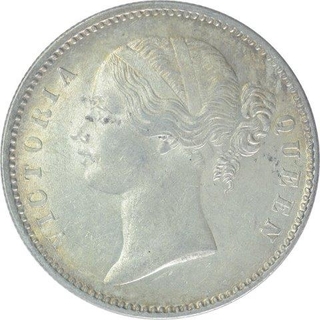 Rare Silver One Rupee Coin of Victoria Queen of Calcutta Mint of 1840.