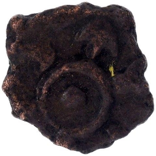 Copper Coin of Ujjaini Region.