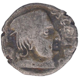 Silver Drachma Coin of Vijayasena of Western Kshatrapas.