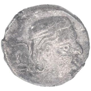 Silver Drachma Coin of Bharatdarman of Western Kshatrapas.  