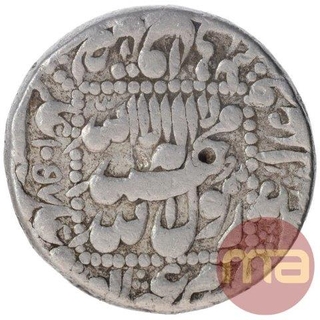 Silver One Rupee Coin of Shahjahan of Akbarabad Mint.