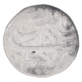 Silver One Rupee Coin of Aurangzeb of Akbarnagar Mint.