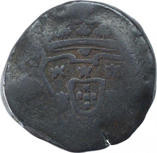 Copper Half Tanga Coin of Jose (joseph) of Goa of Indo Portuguese.