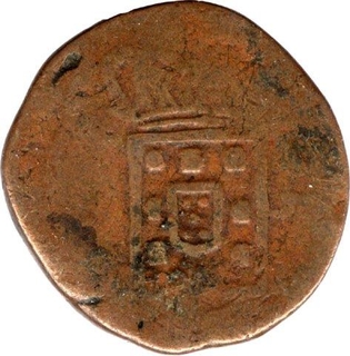 Copper Half Tanga of Goa of Indo Portuguese.