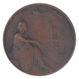 Bronze Medal of king Edward VII Queen Alexandra.