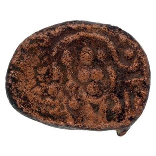 Copper One Kasu Coin of Madurai Nayakas.