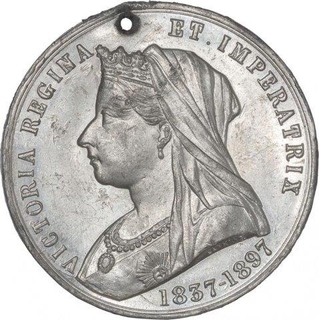 Diamond Jubilee Medallion of Queen Victoria of 1897.