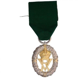 Medallion of Volunteer Officer's Decoration of Britsh India.