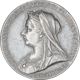 Medallion of Victoria Queen of Great Britain.