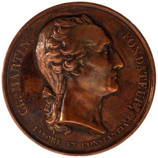 Medallion of Claude Martin.