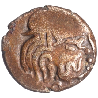 Silver Drachma Coin of Sharva Bhattaraka of Maitarka of Vallabhi.