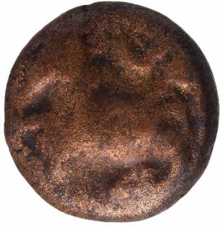 Copper Kasu Coin of Krishnadevaraya of Tuluva Dynasty of  Vijayanagara Empire.