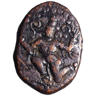 Copper Jital coin of Banas of  Madurai.