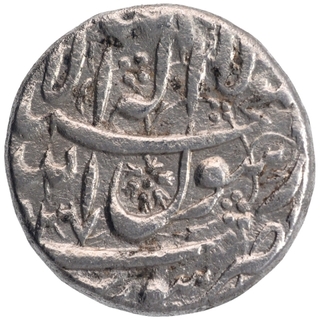 Silver One Rupee Coin of Shahjahan of Surat Mint.