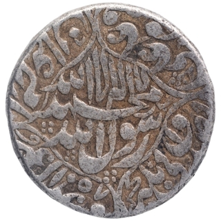 Silver One Rupee Coin of Shahjahan of Surat Mint.