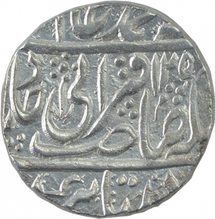 Silver One Rupee Coin of Shah Alam II of Shahjahanabad Dar ul Khilafa Mint.