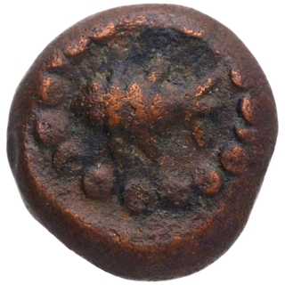 Copper Coin of Nawabs of Arcot State.