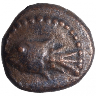 Copper Kasu Coin of Wadiyars of Mysore.