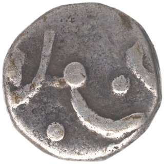 Silver Quarter Rupee Coin of Sawant Singh of Pratabgarh State.