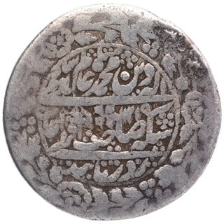 Silver One Rupee Coin of Shahjahanabad Dar ul Khilafat Mint of Bengal Presidency.