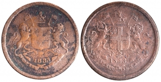 Copper Pie Coins of Bombay Presidency.