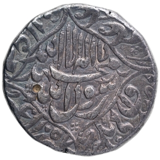 Silver One Rupee Coin of Shahjahan of Surat Mint.