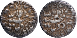 Silver One Rupee Coins of Shahjahan of Multan Mint.