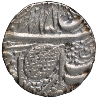 Silver One Rupee Coin of Sher Singh of Sri Amritsar of Sikh Empire.