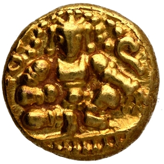 Gold Varaha Coin of Krishnadevaraya of Vijayanagara Empire.