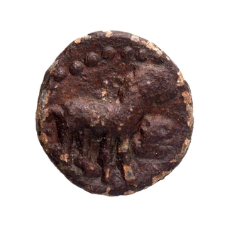 Lead Coin of Nevasa Paithan Region.